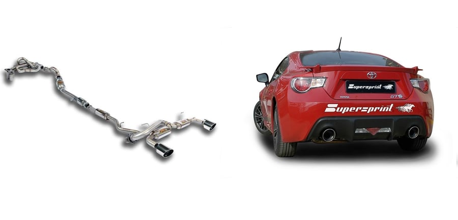 Supersprint Endrohr Set - rechts und links 891224